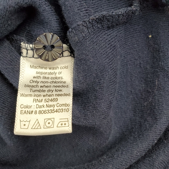 White Stag 5 button long sleeve knit henley 12/14 - Picture 6 of 9